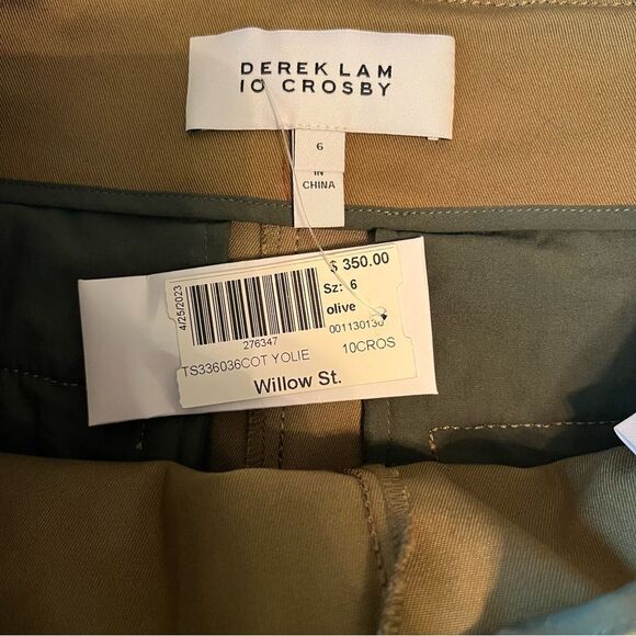 Derek Lam Khaki Button-Front Skort NWT! - Picture 3 of 11